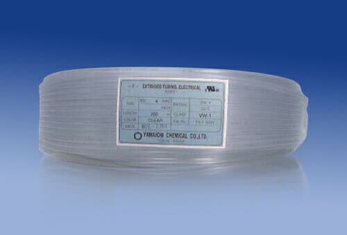 山一化工 絶縁用ビニルチューブ(一般用) 透明 定尺品 6mm×7mm×200m