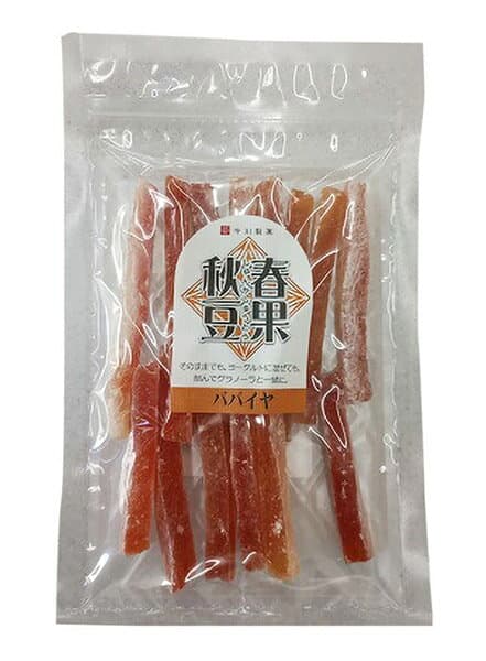 【送料無料】★まとめ買い★　今川製菓 春果秋豆 パパイヤ 150g　×10個【イージャパンモール】
