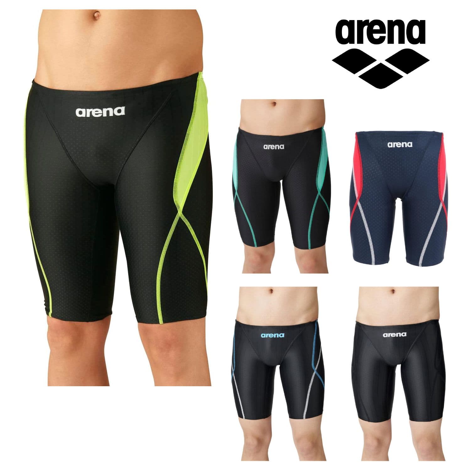 アリーナ ジュニアハーフスパッツ ジュニア ボーイズ 競泳水着 ARN-2052MJ arena