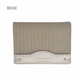 Sunny Side サニーサイド ストライプ2つ折りパス BE JW-0594-21