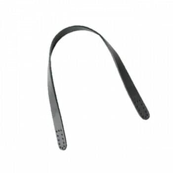 ソウヒロ joint クラフトパーツ 本革持ち手 2本手 約1.5cm幅×40cm 850/黒 JTM-K26