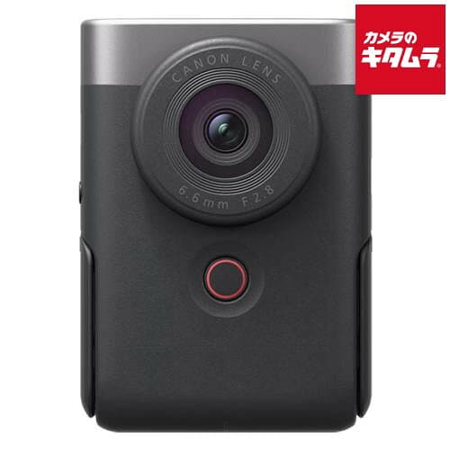キヤノン PowerShot V10 シルバー Canon コンパクトデジタルカメラ Vlog対応 4K動画撮影 高画質 Wi-Fi搭載 《納期約1－2週間》