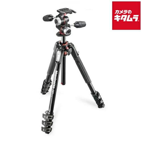 マンフロット MK190XPRO4-3W 190プロアルミニウム三脚 4段＋RC2付3ウェイ雲台キット