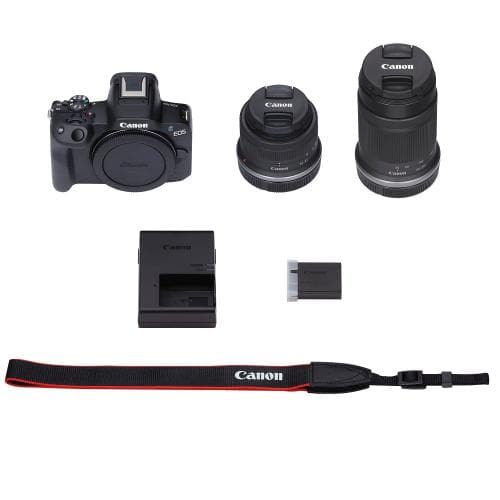 キヤノン EOS R50 ダブルズームキット ブラック Canon ミラーレス一眼カメラ Wi-Fi搭載 入門 初心者 《納期約1．5ヶ月》 thumbnail 3