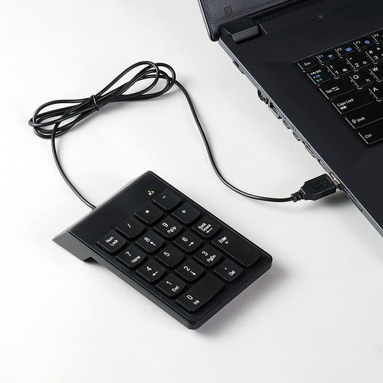 USB接続テンキー 1個入 / キーボード 入力機器 テンキーボード テンキーのみ USBテンキー 持ち運び 小型 小さい デスク パソコン ノートパソコン PC USB接続 テレワーク 在宅 在宅ワーク リモートワーク USB アーテック artec 学校 教材【宅配便】 thumbnail 2