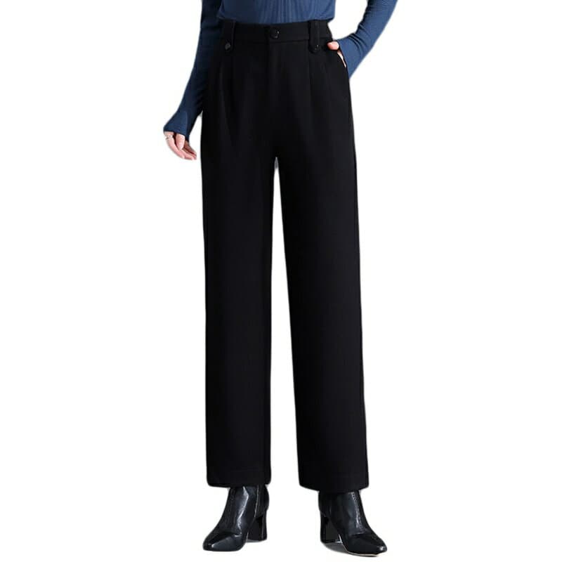 ストレートワイドパンツ レディース とろみ素材 上品なシルエット ウエストタックデザイン すっきり きれいな縦落ちシルエット 女性らしい ゆったりと履ける 脚を長く見せてくれ 体型カバー ロングパンツ