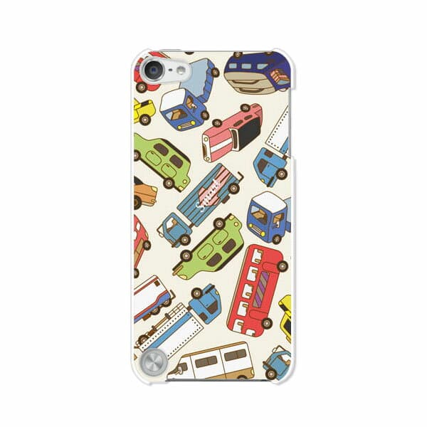 送料無料 第5世代 iPod touch アイポッド ケース/カバー Apple iPod touch5専用【ミニカーズ クリアケース素材】