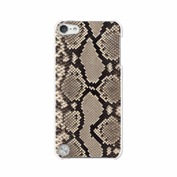 送料無料 第5世代 iPod touch Apple アイポッド ケース/カバー【Snake 無地白ハードケース】