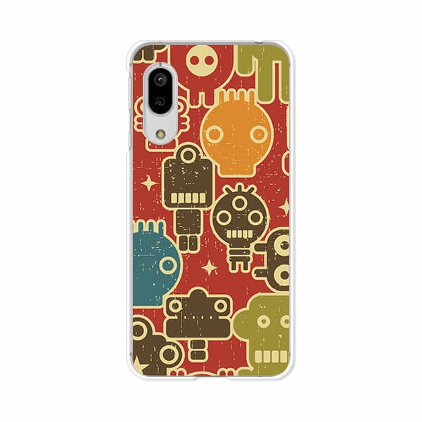 Android One S7 / AQUOS sense3 basic 907SH 共通ケース/カバー 【ワレワレハカセイジンダ クリアケース素材】androidones7 カバー sense3basic アンドロイドワンS7 アクオスセンス3ベーシック スマホカバー 携帯ケース