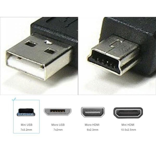 【5本セット】ワイヤレス PS3 コントローラー 対応 充電器 USBケーブル 0.8m USB(タイプA )から ミニ5ピン USB（タイプB） 接続ケーブル thumbnail 3
