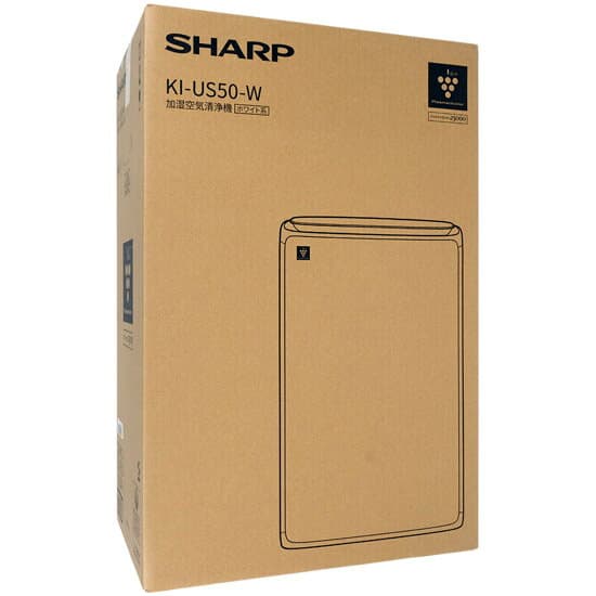 【延長保証対応!!】【1日と5.0のつく日、18日はポイント3倍！】SHARP 加湿空気清浄機 KI-US50-W ホワイト thumbnail 2
