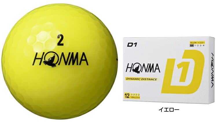 【まとめ買い】HONMA GOLF 本間ゴルフ 日本正規品 2024年モデル ホンマ D1 ゴルフボール3ダースパック(36個入) 「 BT2401 」 【当店在庫品】 thumbnail 3
