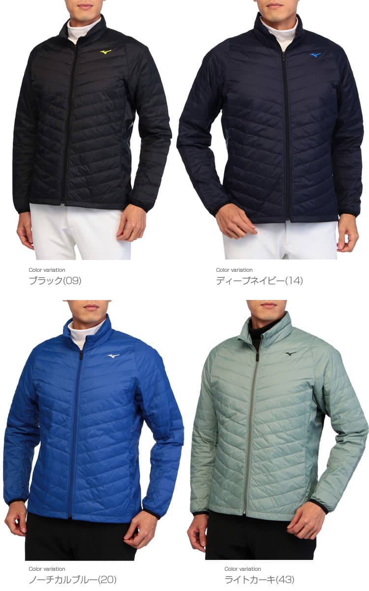 【ENGタイムセール】　ミズノ MIZUNO ゴルフウエア メンズ ダウンジャケット 「 E2ME2505 」 ブレスサーモムーブダウン 秋冬ウエア 【当店在庫品】 thumbnail 3