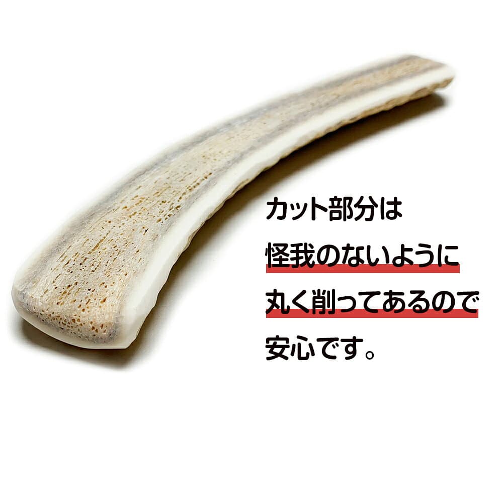 【ふるさと納税】鹿の角 エゾシカ 犬のおもちゃ 『鹿角さん』 中型犬用　半割り　2本セット犬 ペット おもちゃ 鹿角 エゾシカ ドッグガム 北海道 北海道ふるさと納税 白老 ふるさと納税 北海道 thumbnail 3