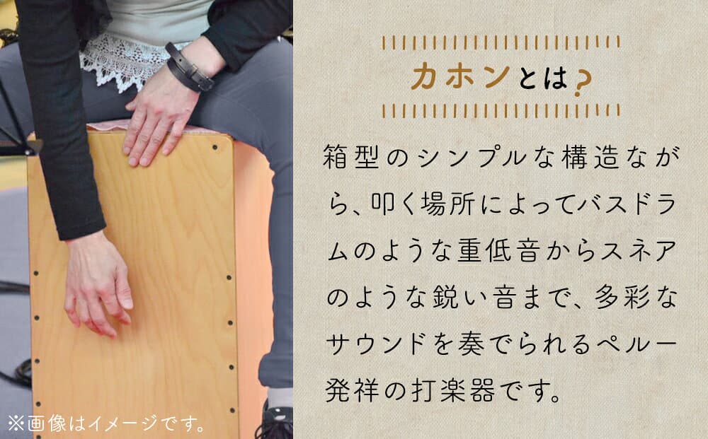 【ふるさと納税】打楽器 カホン ARCO カホン SN35B 国産 楽器 手作り 国産 アルコ 初心者 上級者 宮城県 石巻市 石巻 ドラム パーカッション 箱 木製 音楽 サウンド ミュージック スナッピー ハンドメイド バンド アコースティックスネア カホン 送料無料 thumbnail 2