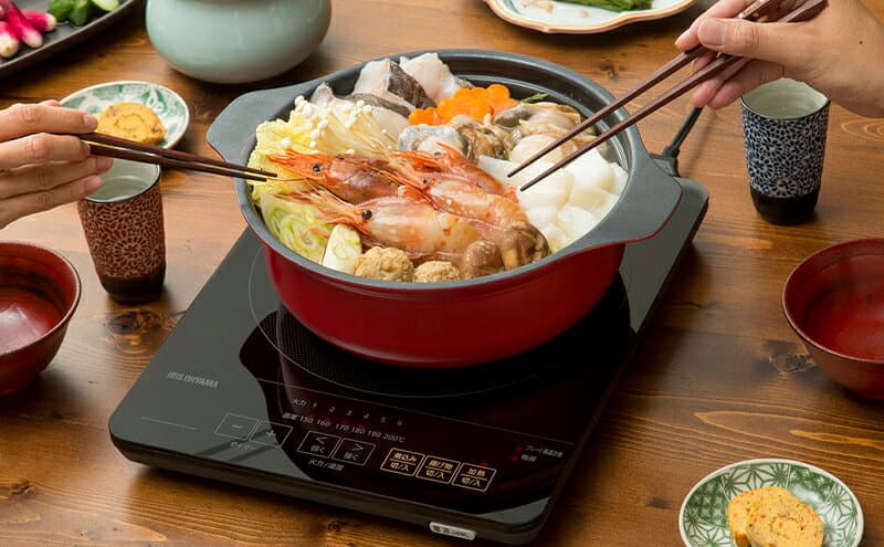 【ふるさと納税】鍋 薄型IHクッキングヒーター 1400W IHC-T43-B ブラック コンロ キッチン用品 調理家電 時短 アイリスオーヤマ 大河原町 宮城県 thumbnail 3