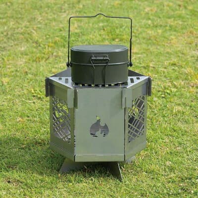 【ふるさと納税】防衛省陸上自衛隊規格　戦闘飯ごう2型　アウトドアで炊く・焼く・蒸す・煮るができる便利調理器具【1417185】 thumbnail 2