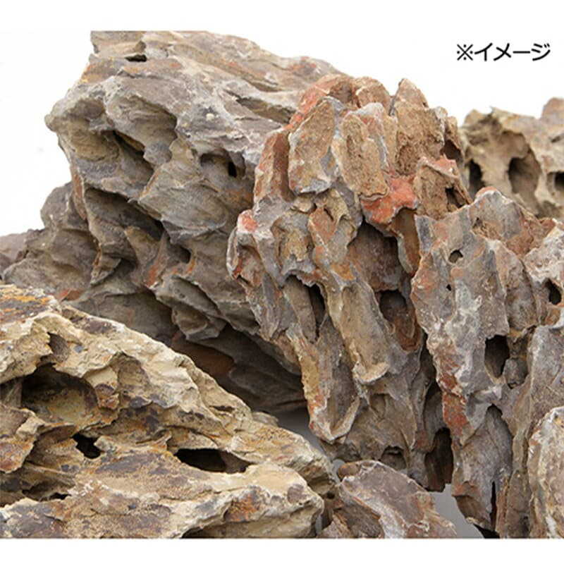 【ふるさと納税】陽火石 サイズミックス（約5〜30cm）10kg [形状お任せ アクアリウム 流木 テラリウム 水槽 爬虫類 両生類 熱帯魚 ペット用品 60cm水槽向け 株式会社チャーム charm ペット] thumbnail 2