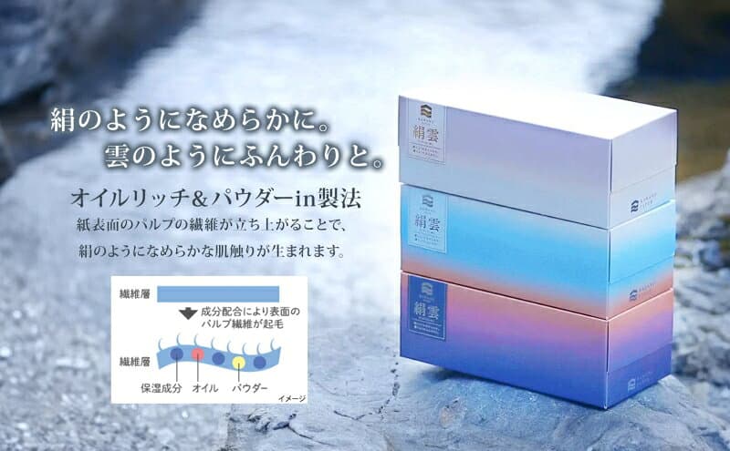 【ふるさと納税】新保湿ティッシュ 絹雲 ボックスティッシュ 130組( 3枚重ね ) ×15箱 河野製紙 ティッシュ BOX 箱ティッシュ ちり紙 やわらかい 保湿 まとめ買い 備蓄 日用品 常備品 ストック 消耗品 大容量 防災 日本製 ギフト 埼玉県 蓮田市 thumbnail 2
