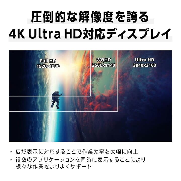 【ふるさと納税】液晶モニター 27型ワイド 4K UHD(3840×2160) リファビッシュ品_ 液晶モニター ディスプレイ 27型 4K UHD ワイド 高解像度 PC 周辺機器 リファビッシュ 家電 人気 おすすめ【1388528】 thumbnail 3
