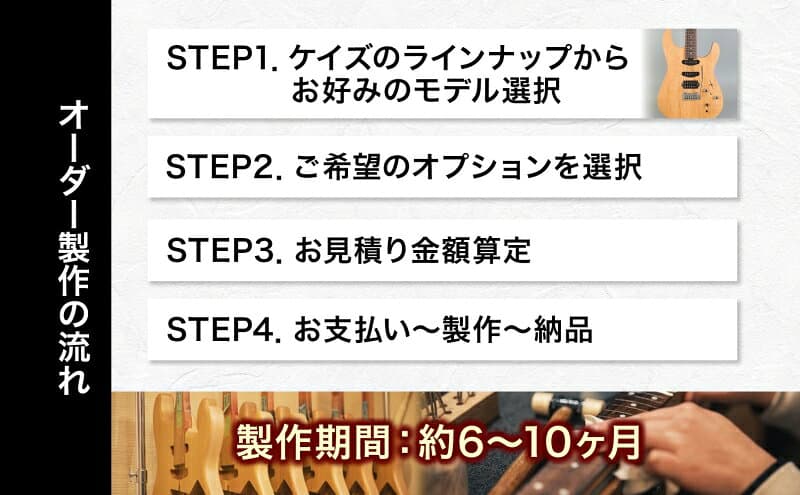 【ふるさと納税】Kz Guitar Works(ケイズギターワークス) カスタムギターオーダーチケット 30万円分 ギター 専門工房 カスタム オーダー オリジナル チケット　 楽器 エレキギター オーダーギター thumbnail 3