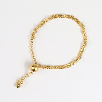 【ふるさと納税】【山梨県】【ジュエリー】K24 pure gold/ピュアゴールド チェーンリング_ チェーンリング 純金 K24 アクセサリー ピュアゴールド ジュエリー 山梨県 ゴールド 人気 おすすめ 送料無料 贈答 ギフト プレゼント 【配送不可地域：離島・沖縄県】【1452811】 thumbnail 2