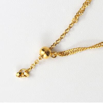 【ふるさと納税】【山梨県】【ジュエリー】K24 pure gold/ピュアゴールド チェーンリング_ チェーンリング 純金 K24 アクセサリー ピュアゴールド ジュエリー 山梨県 ゴールド 人気 おすすめ 送料無料 贈答 ギフト プレゼント 【配送不可地域：離島・沖縄県】【1452811】 thumbnail 3