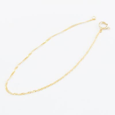 【ふるさと納税】【山梨県】【ジュエリー】K24 pure gold/ピュアゴールド ブレスレット_ ブレスレット 純金 K24 アクセサリー ピュアゴールド ジュエリー 山梨県 ゴールド 人気 おすすめ 送料無料 贈答 ギフト プレゼント 【配送不可地域：離島・沖縄県】【1452876】 thumbnail 2