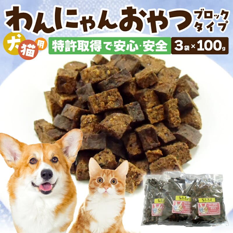 【ふるさと納税】 【高評価★4.81】 犬 おやつ 6000円 無添加 国産 ペット 猫 ペットフード ドッグフード キャットフード 100g×3パック 特許取得 k019-001 thumbnail 2