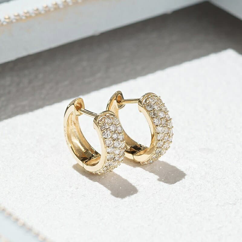 【ふるさと納税】＜ 甲府ジュエリー ＞ ピアス ダイヤモンド レディース ジュエリー アクセサリー K18 イエローゴールド 0.5カラット かわいい おしゃれ ギフト プレゼント ジュエリーケース付 保証書付 k094-157 thumbnail 3