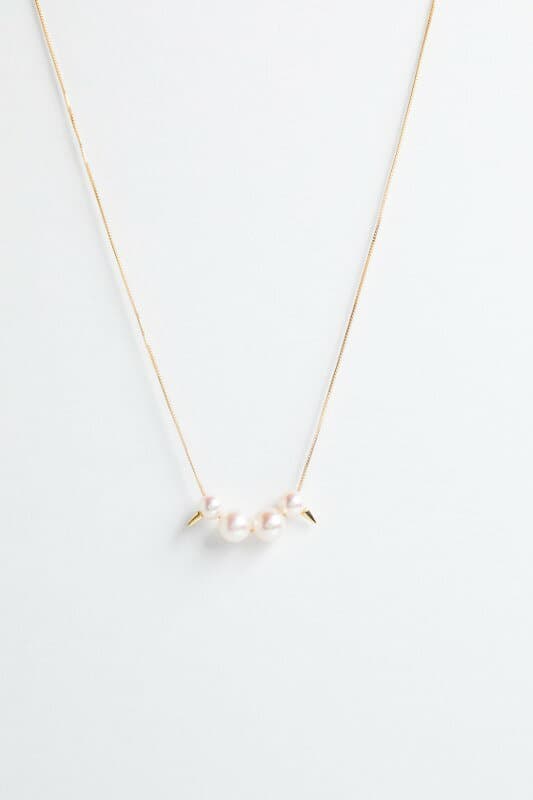 【ふるさと納税】＜ 甲府ジュエリー ＞ ネックレス ペンダント ジュエリー レディース アクセサリー 真珠 アコヤパール K18 イエローゴールド ギフト プレゼント ギフトボックス付 保証書付 k220-034 thumbnail 2