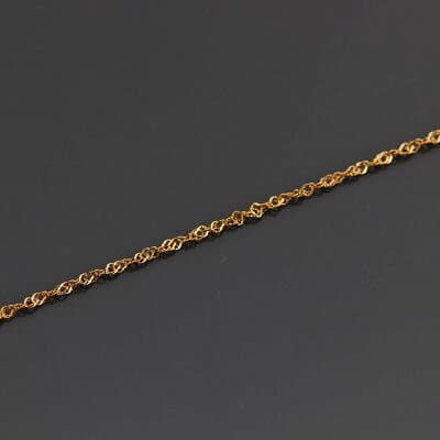 【ふるさと納税】K24純金ワイドスクリューブレスレット18cm_ ブレスレット ワイドスクリュー 純金 資産 K24 資産価値 金 アクセサリー おしゃれ 贈答 ギフト プレゼント ブレス 【配送不可地域：沖縄県】【1286048】 thumbnail 2