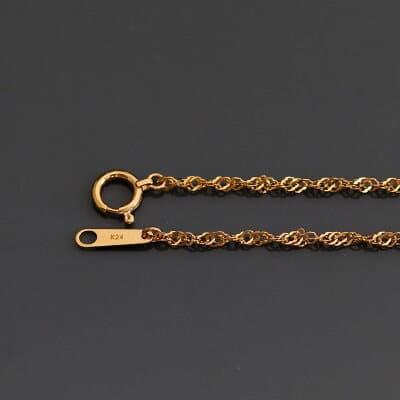 【ふるさと納税】K24純金ワイドスクリューブレスレット18cm_ ブレスレット ワイドスクリュー 純金 資産 K24 資産価値 金 アクセサリー おしゃれ 贈答 ギフト プレゼント ブレス 【配送不可地域：沖縄県】【1286048】 thumbnail 3