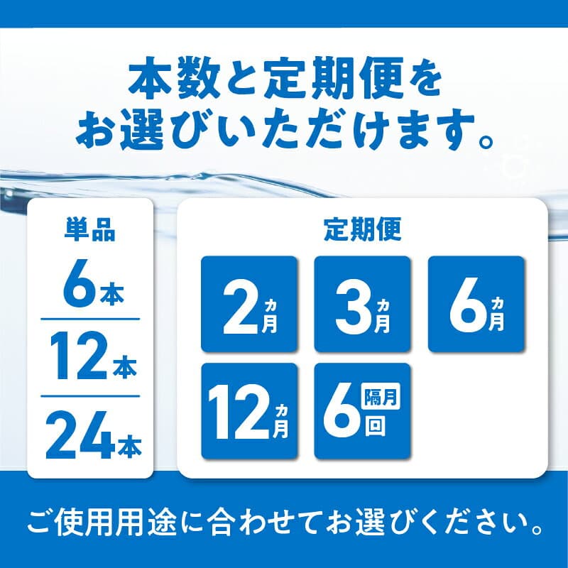 【ふるさと納税】 【最短2日発送】 【発送時期・定期便が選べる】 富士山蒼天の水 ラベルレス 2L 6本 12本 24本 (1ケース～4ケース) 2000ml 天然水 ミネラルウォーター 水 シリカ 防災 備蓄 高評価 人気 ランキング ペットボトル 大容量 熱中症対策 ※離島不可 thumbnail 2
