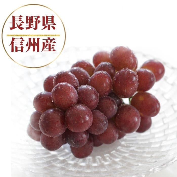 【ふるさと納税】クイーンルージュ® 400g以上(1房) / 約1kg（2~3房）/ 約2kg（4~6房） | ぶどう 葡萄 ブドウ グレープ 赤ぶどう 種無し 種なし 皮ごと 果物 くだもの フルーツ 信州ぶどう 信州葡萄 産地直送 信州 長野 千曲市 thumbnail 2