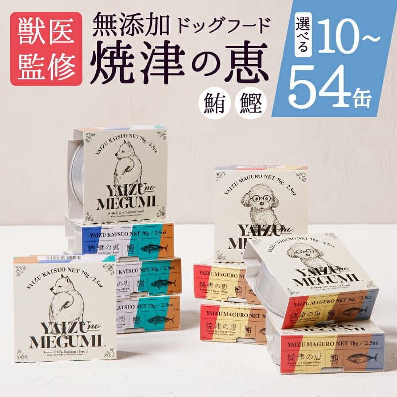 【ふるさと納税】 ペットフード ドッグフード 獣医監修 かつお まぐろ 焼津 おやつ 犬 いぬ ネコ ねこ 焼津の恵 鰹 鮪 選べる缶数 70g×計10缶 32缶 54缶 トッピング ご褒美 おやつ 素材 贅沢 フード a10-947 thumbnail 2