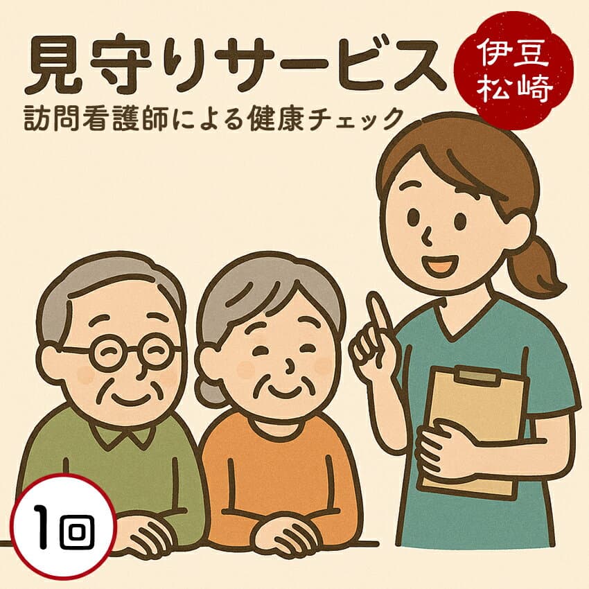 【ふるさと納税】訪問看護師による健康チェック・安否確認サービス（1回券）