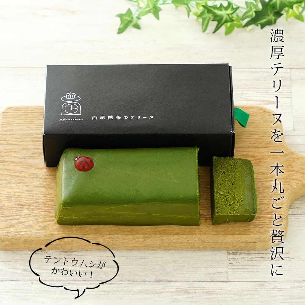 【ふるさと納税】 抹茶 スイーツ 西尾 抹茶テリーヌ 濃厚抹茶 スイーツ テリーヌ ショコラ 500g / A165-145 テリーヌ 抹茶スイーツ デザート 抹茶ショコラ 西尾の抹茶 和スイーツ 生チョコレート 手土産 冷凍便《にし推し!》送料無料 thumbnail 3