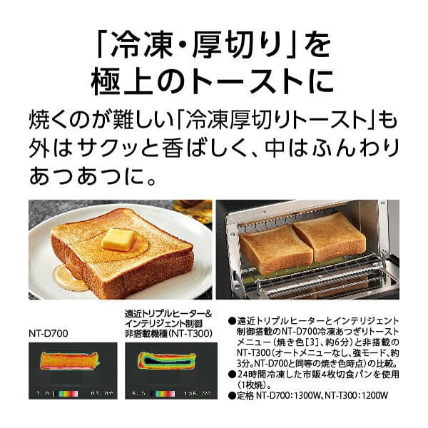 【ふるさと納税】パナソニック オーブントースター NT-D700 | 高火力トースター ホワイトカラー パン 焼き芋 人気 おすすめ トースト クロワッサン 焼き菓子 時短調理 キッチン家電 コンパクト設計 thumbnail 3
