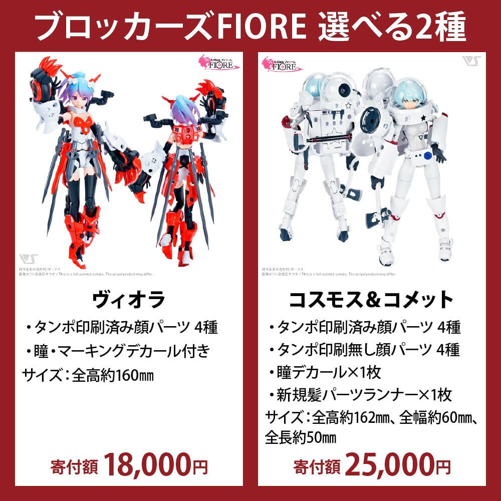 【ふるさと納税】【ボークス】ブロッカーズFIORE 選べる2種｜京都 人気ホビーショップ 美少女プラモデル 可動 機甲少女 メカ少女 メカ娘 模型 ホビー プラモ プラキット コレクション[ ブロッカーズ プラモデル メカ フィギュア 美プラ人気 おすすめ 送料無料 ] thumbnail 2