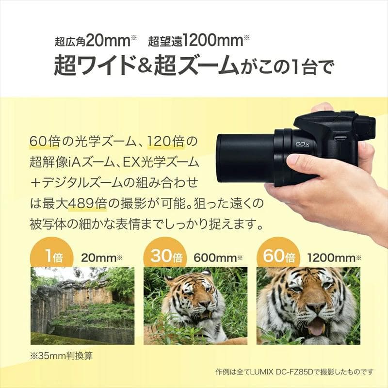 【ふるさと納税】パナソニック コンパクトデジタルカメラ ルミックス　DC-FZ85D【 電化製品 生活家電 カメラ デジタルカメラ 一眼レフ 人気 おすすめ 送料無料 大阪府 門真市 】 thumbnail 2