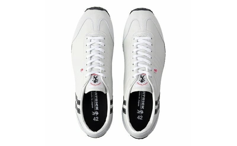 【ふるさと納税】スニーカー PATRICK IRIS WH/BK 23501 シューズ 靴 レザースニーカー ドライビングシューズ メンズ レディース 本革 日本製 カンガルーレザー 22.5-28cm thumbnail 2