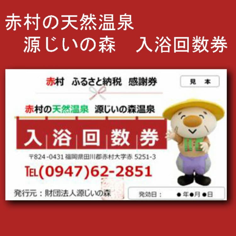 【ふるさと納税】源じいの森温泉利用券（10回分） B010-S