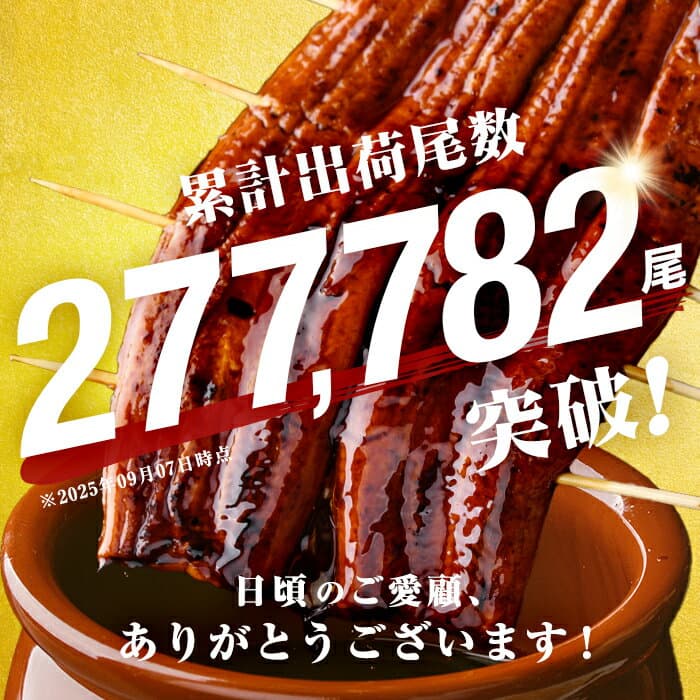 【ふるさと納税】うなぎ 鰻《5尾 25,000円》《高評価★4.8》国産 八本木樽 鰻 蒲焼 ＜2尾＞or＜5尾＞ (1尾あたり160g以上) うなぎ unagi 九州産 蒲焼き かばやき 冷凍 うな丼 うな重 ランキング 人気【山田水産】 thumbnail 3