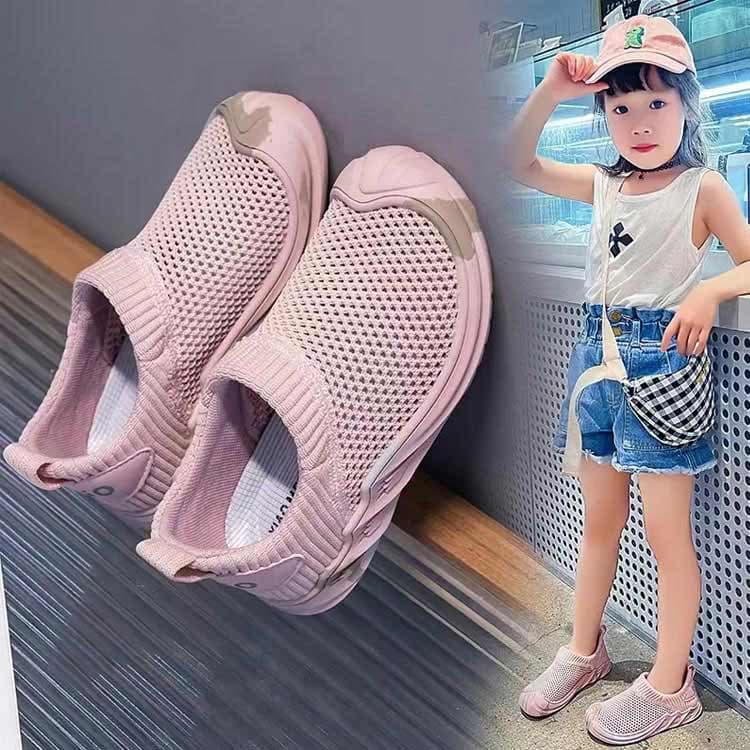 サンダル 夏 ベビースニーカー スポーツシューズ キッズスニーカー キッズ 子ども メッシュ シューズ スニーカー スニーカー スリッポン 軽量 スリッポン 運動用 16.5－22cm 男の子 女の子 子供靴 幼稚園 春 子供靴 thumbnail 2