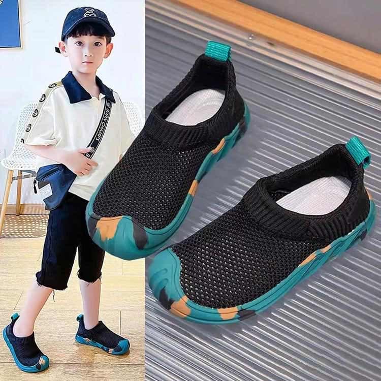 サンダル 夏 ベビースニーカー スポーツシューズ キッズスニーカー キッズ 子ども メッシュ シューズ スニーカー スニーカー スリッポン 軽量 スリッポン 運動用 16.5－22cm 男の子 女の子 子供靴 幼稚園 春 子供靴 thumbnail 3