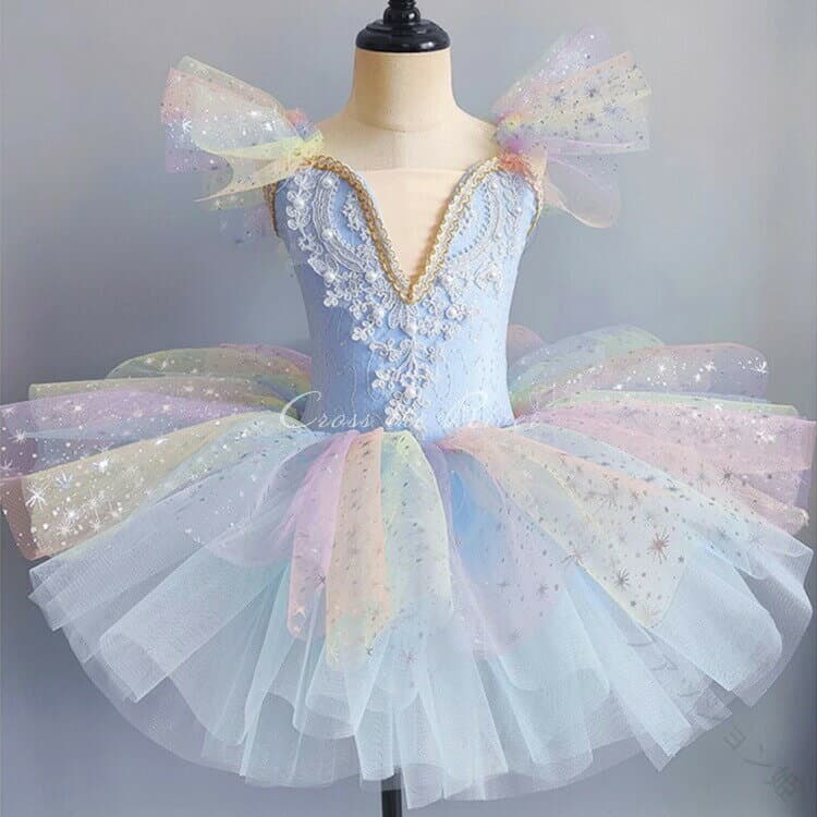 カラフル バレエ ダンス衣装 キッズ チュチュ キラキラ クラシックチュチュ パンツ付き 演出用スパンコール かわいい 女の子 バレエスカート チュールスカート バレエ ダンス服 子供 こども ガールズ 新体操 ジュニア チュチュスカート ガールズ 発表会 ゴージャス 団体服