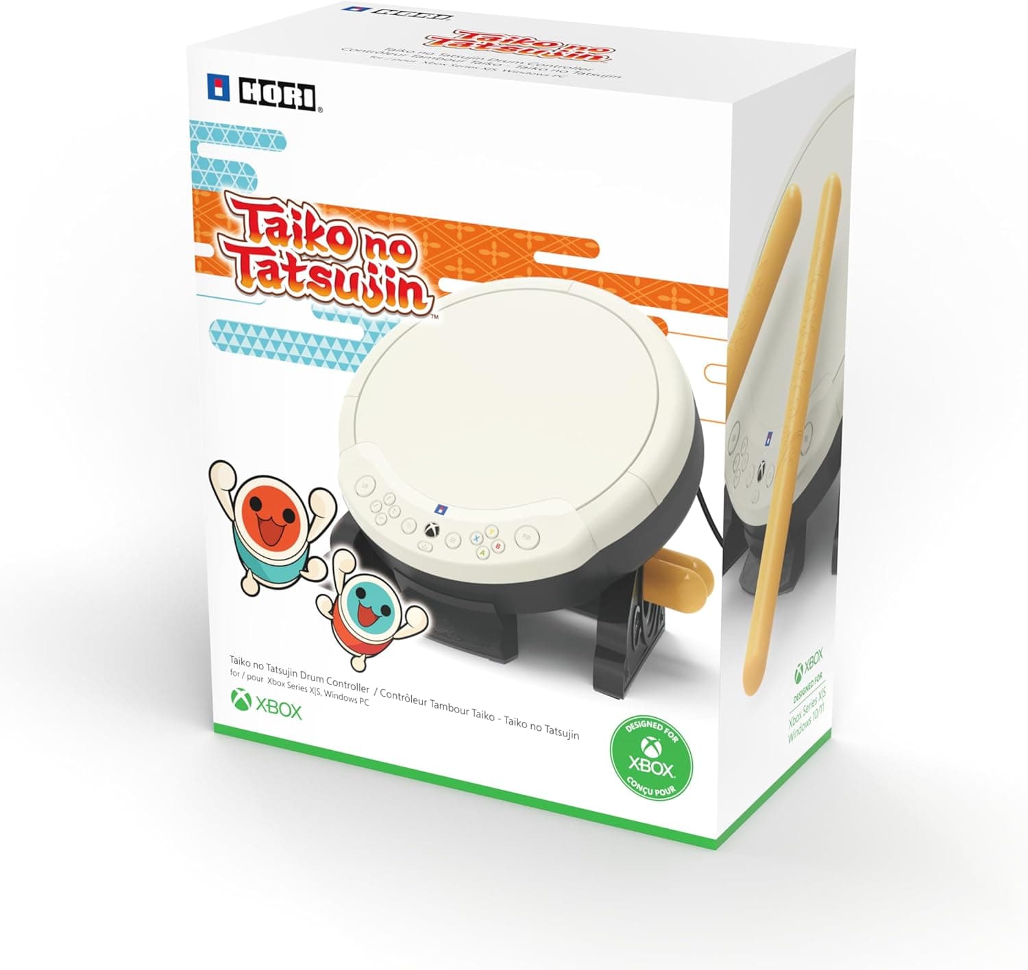 マイクロソフトライセンス商品】太鼓の達人専用コントローラー 太鼓とバチ for Xbox Series X|S, Windows PC【Windows11/10対応】