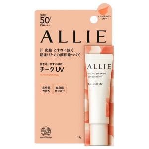 カネボウ　ALLIE（アリィー） クロノビューティ カラーオンUV チーク 02　SPF50+ PA++++　WARM ORANGE