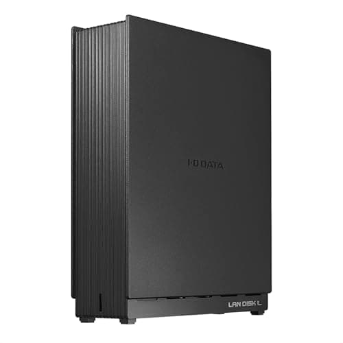 IODATA NAS ネットワークHDD 1ドライブ 8TB スマホ容量不足 解消 バックアップ 写真 動画 共有 リモートアクセス ファンレス